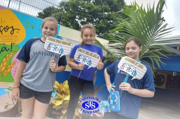 Registros do primeiro dia de aula do 4º ano 