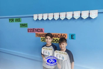 Registros do primeiro dia de aula do 4º ano 