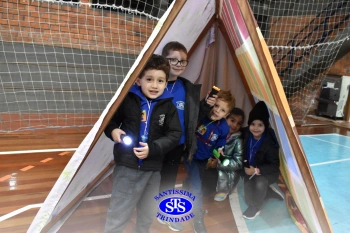 1º Anoitecer no Santíssima reúne turmas de Infantil 5 e de 1º ano