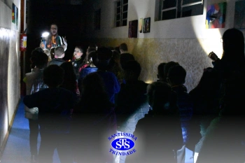 1º Anoitecer no Santíssima reúne turmas de Infantil 5 e de 1º ano
