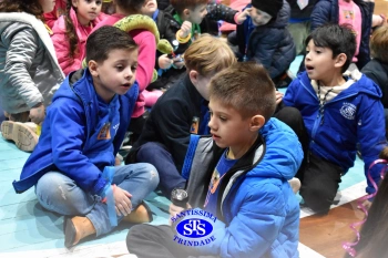 1º Anoitecer no Santíssima reúne turmas de Infantil 5 e de 1º ano