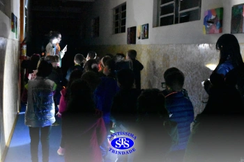 1º Anoitecer no Santíssima reúne turmas de Infantil 5 e de 1º ano