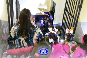 1º Anoitecer no Santíssima reúne turmas de Infantil 5 e de 1º ano