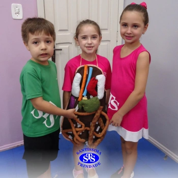 Infantil 5 estuda o corpo humano através do