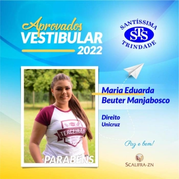 Parabéns, alunos aprovados! 