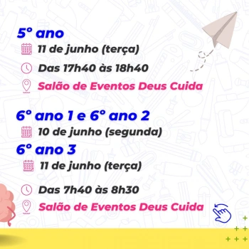 Entrega dos Resultados do 1º trimestre letivo