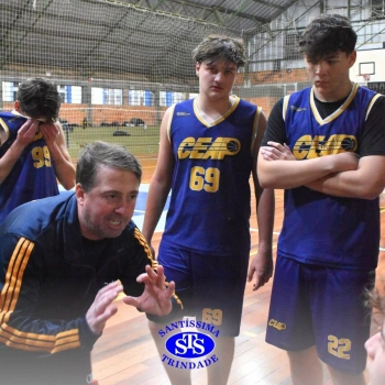 Estudantes do Santíssima e do CEAP, de Ijuí, participam de Amistoso de Basquete