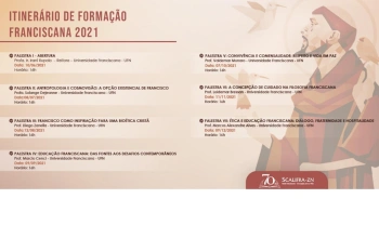 Lançada programação do Itinerário de Formação Franciscana