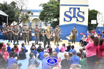 Educação Infantil recebe a Banda de Música da AD3