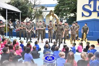 Educação Infantil recebe a Banda de Música da AD3