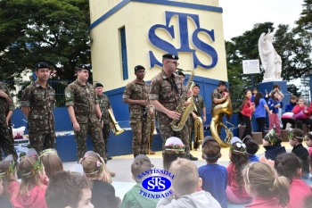 Educação Infantil recebe a Banda de Música da AD3