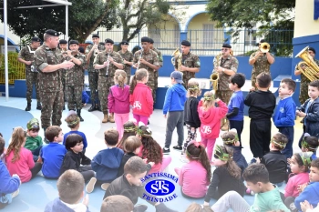 Educação Infantil recebe a Banda de Música da AD3