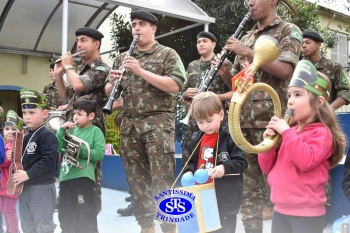 Educação Infantil recebe a Banda de Música da AD3