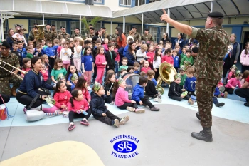 Educação Infantil recebe a Banda de Música da AD3
