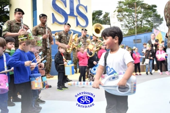 Educação Infantil recebe a Banda de Música da AD3