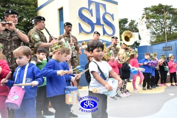 Educação Infantil recebe a Banda de Música da AD3