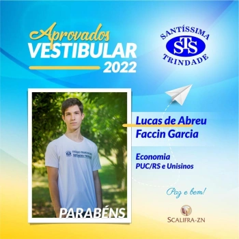 Parabéns, alunos aprovados! 