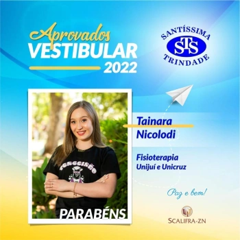 Parabéns, alunos aprovados! 