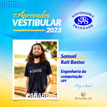 Parabéns, aprovados no Vestibular! 