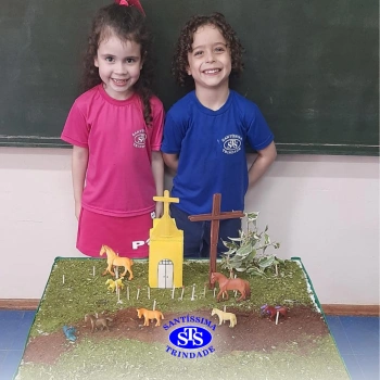 Alunos constroem maquete para estudar a história da cidade | Infantil 4