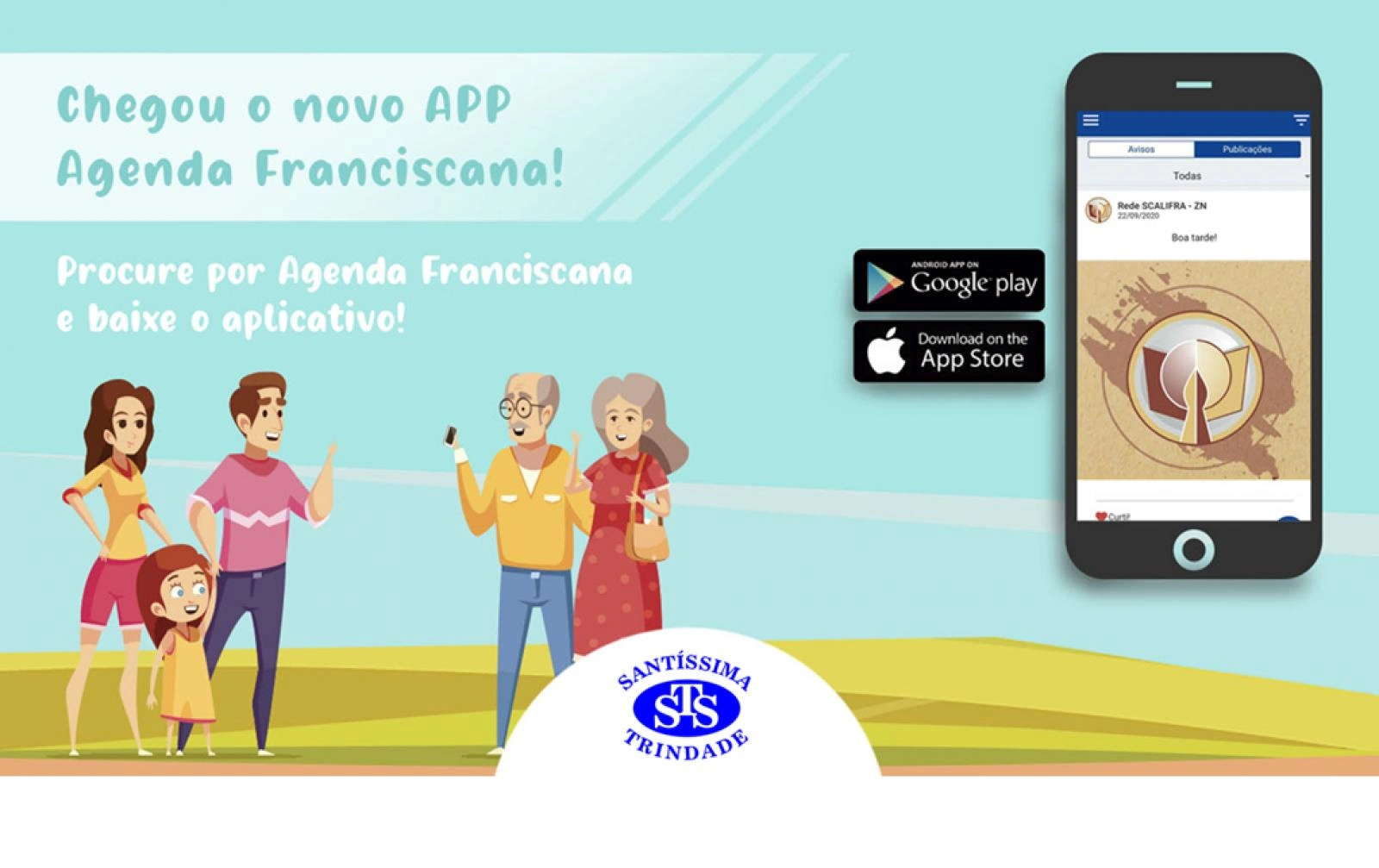 Conheça o App Agenda Franciscana