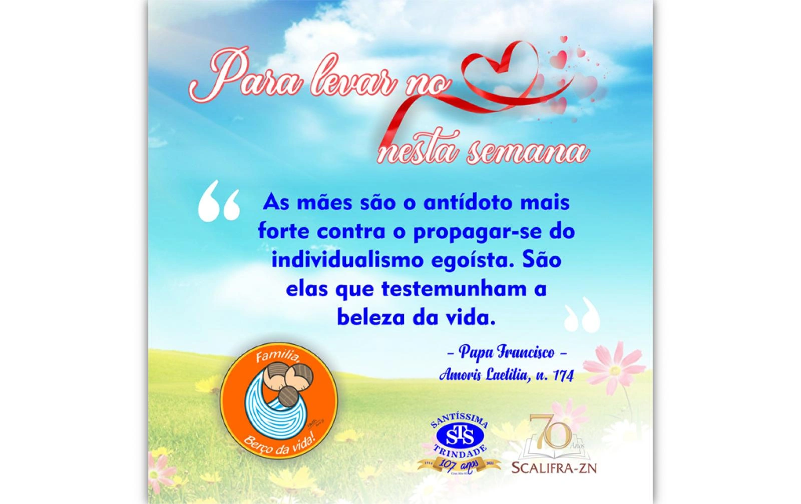 Para levar no coração nesta semana