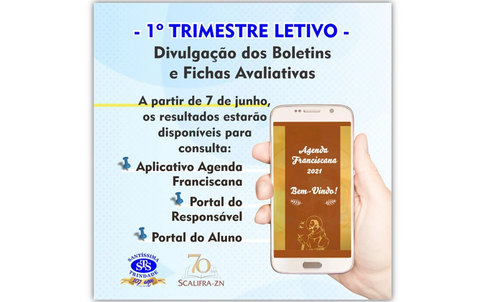 Boletins e Fichas Avaliativas do 1º trimestre letivo
