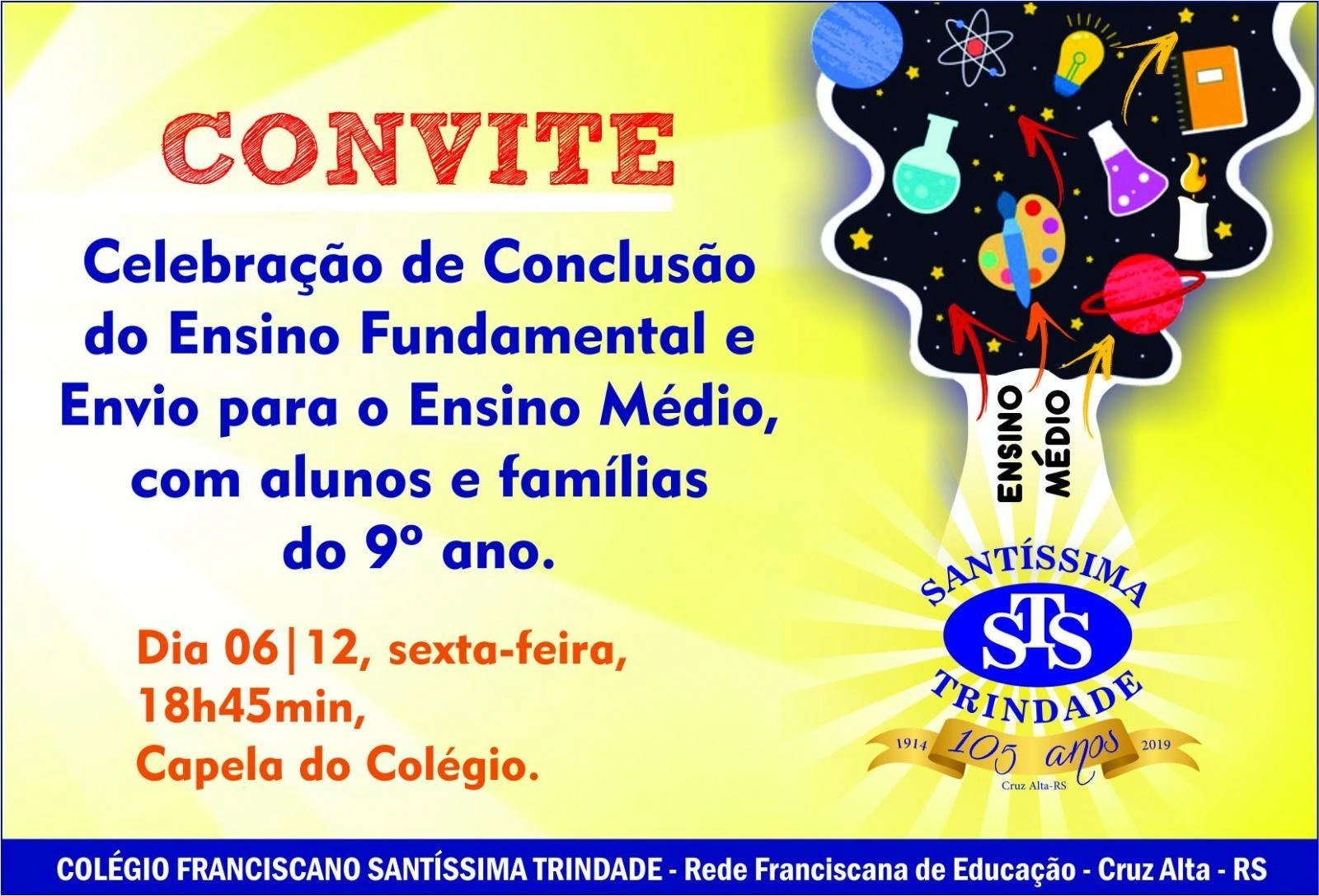 Conclusão do 9º ano e Envio para o Ensino Médio