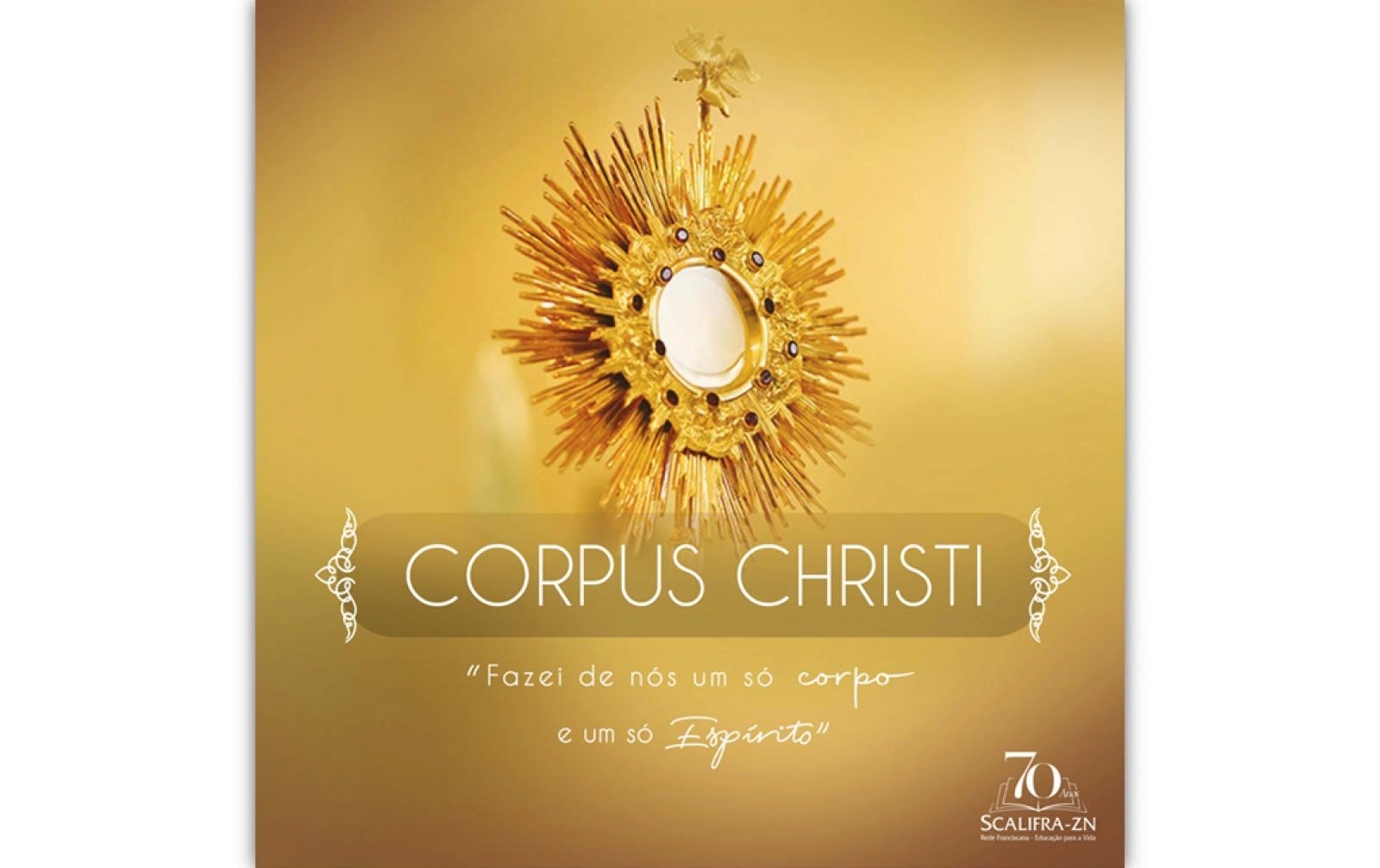 Hoje celebramos Corpus Christi