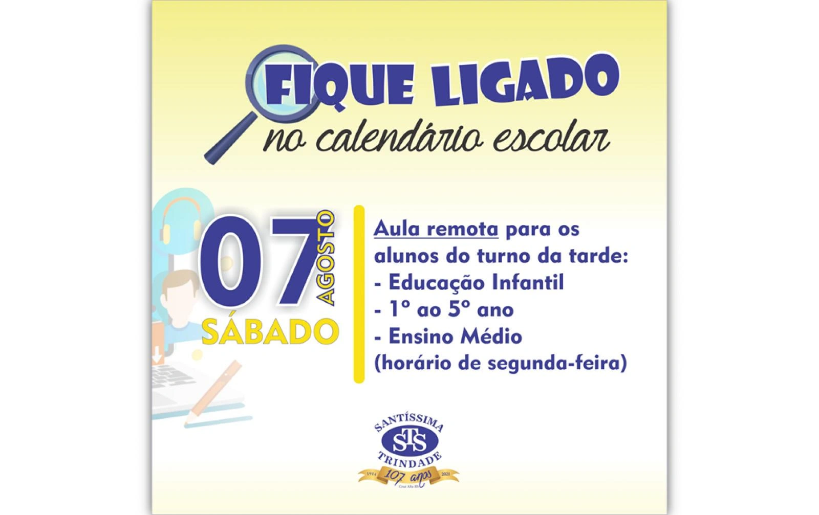 07/08 | Sábado Letivo