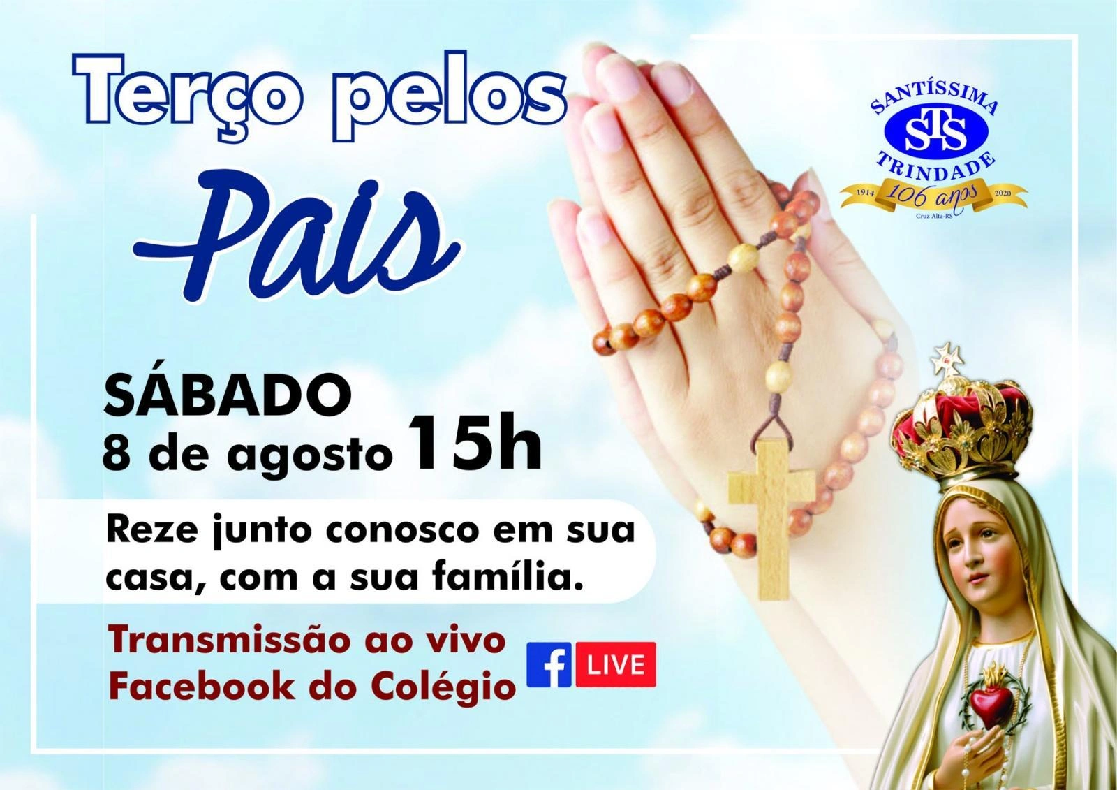 Terço pelos Pais - 8 de agosto