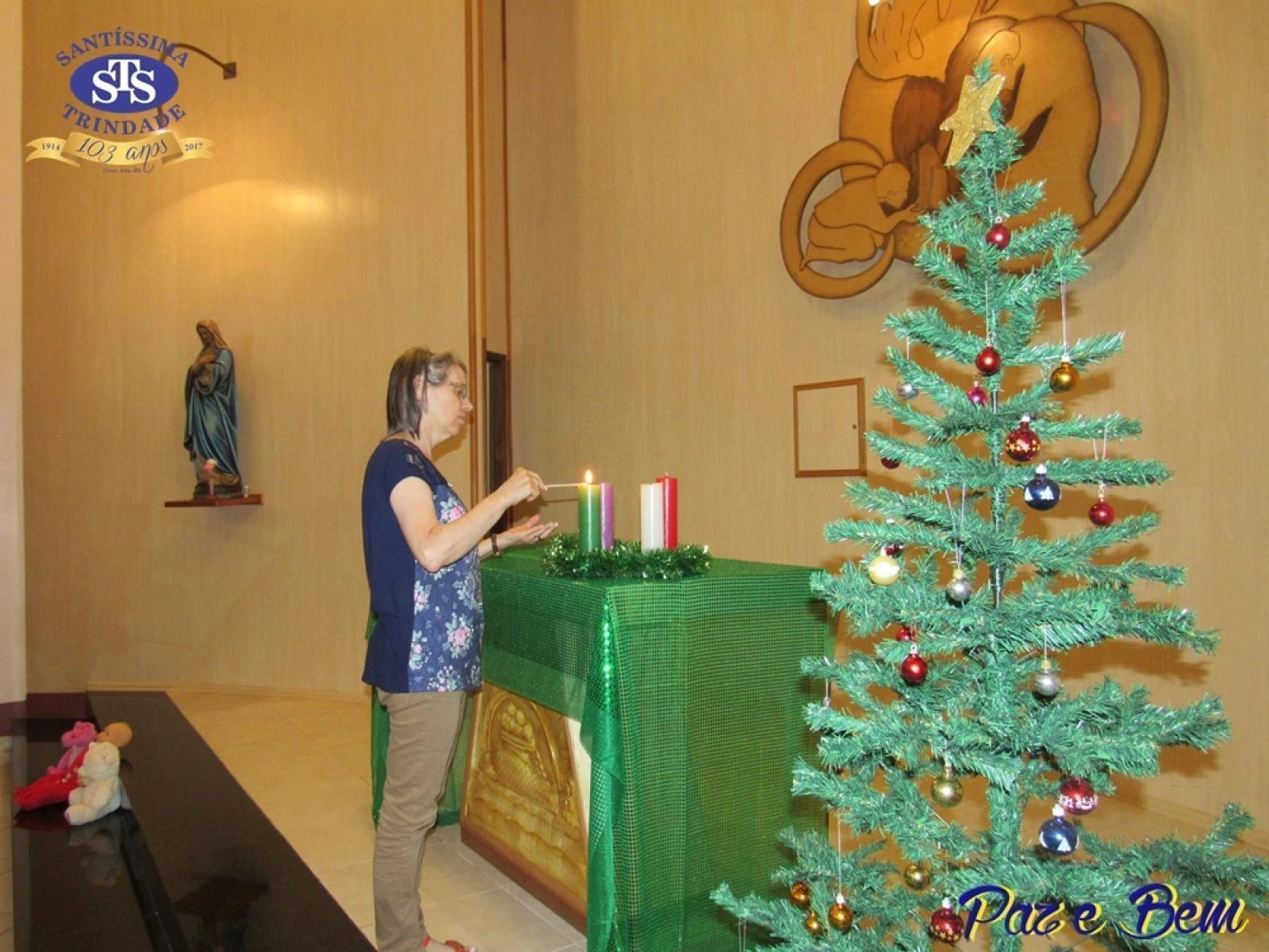 Celebração de Natal com Profissionais STS e APM