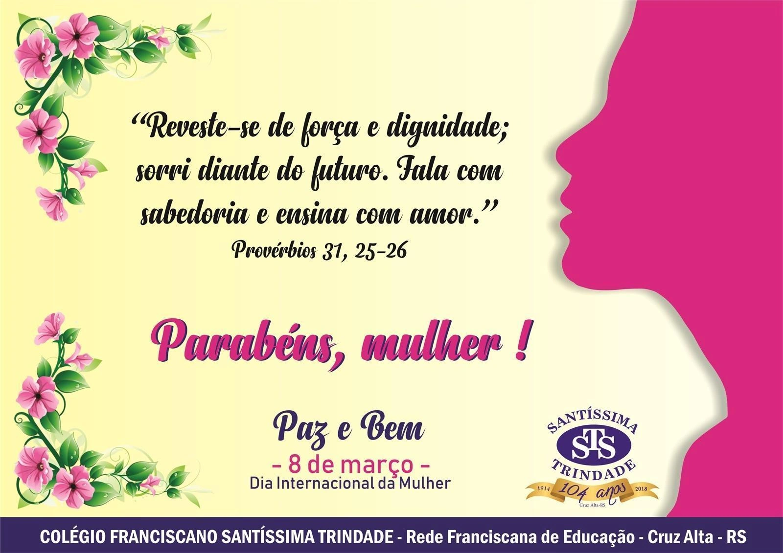 Parabéns, mulher ! 