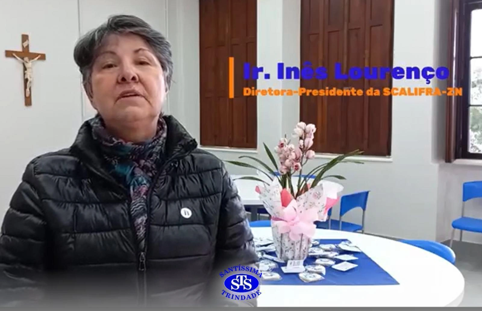 Mensagem da Ir. Inês, Diretora-Presidente da SCALIFRA-ZN