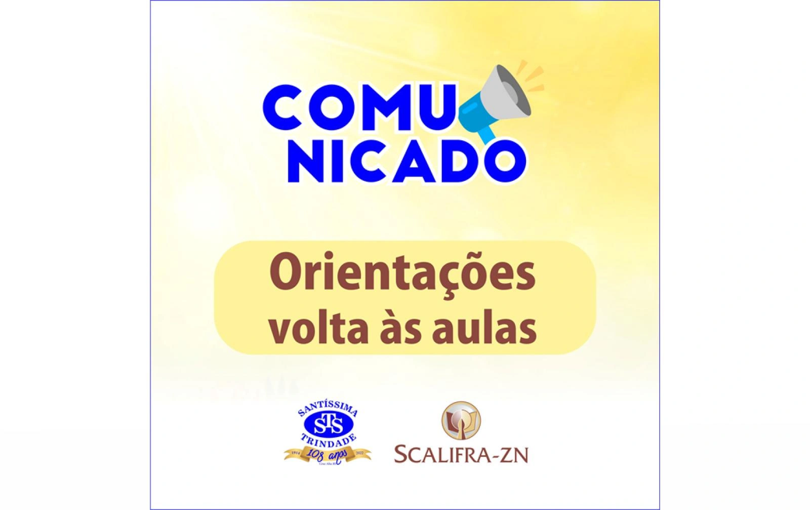 Orientações para a volta às aulas