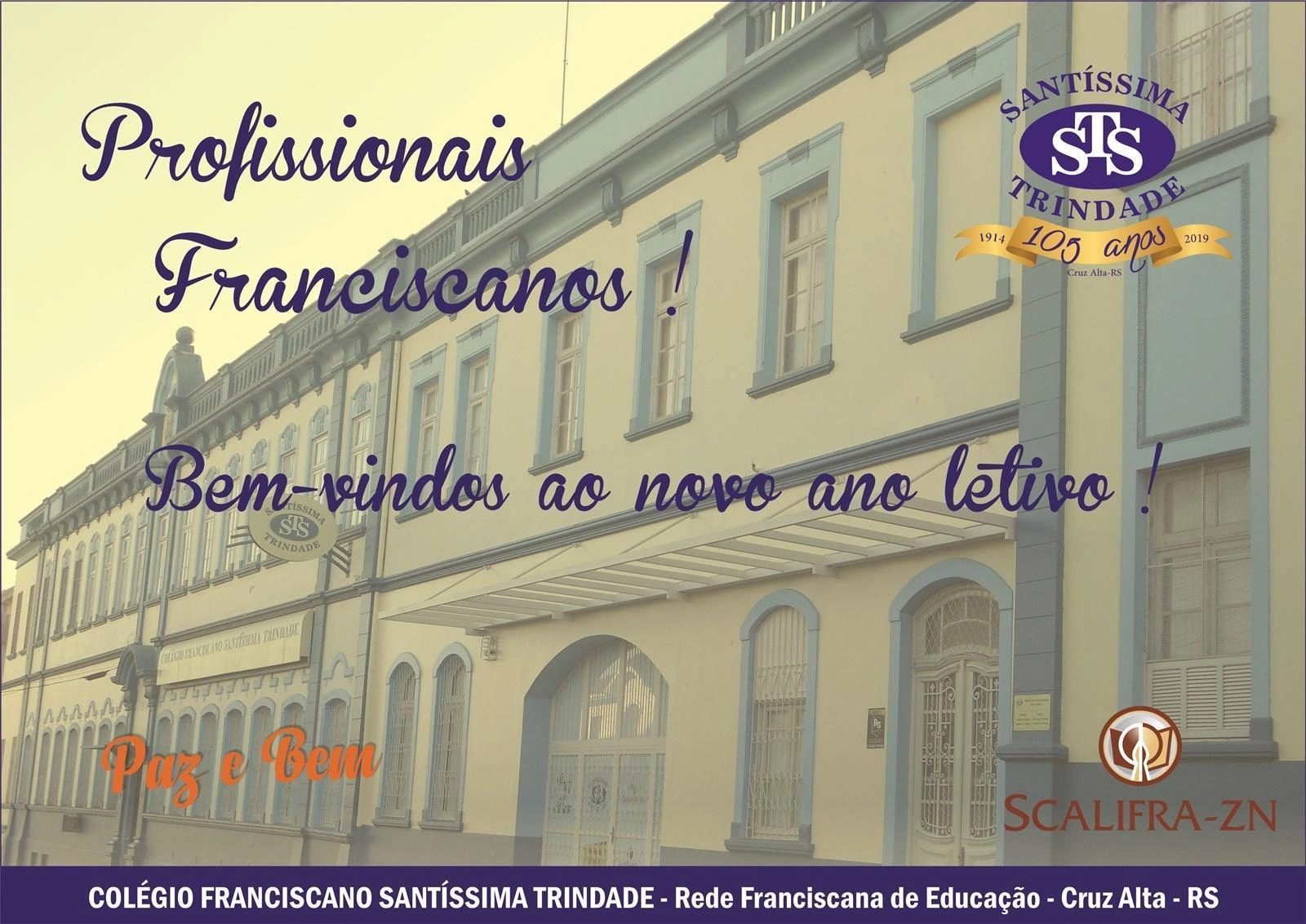 Bem-vindos, Profissionais Franciscanos !