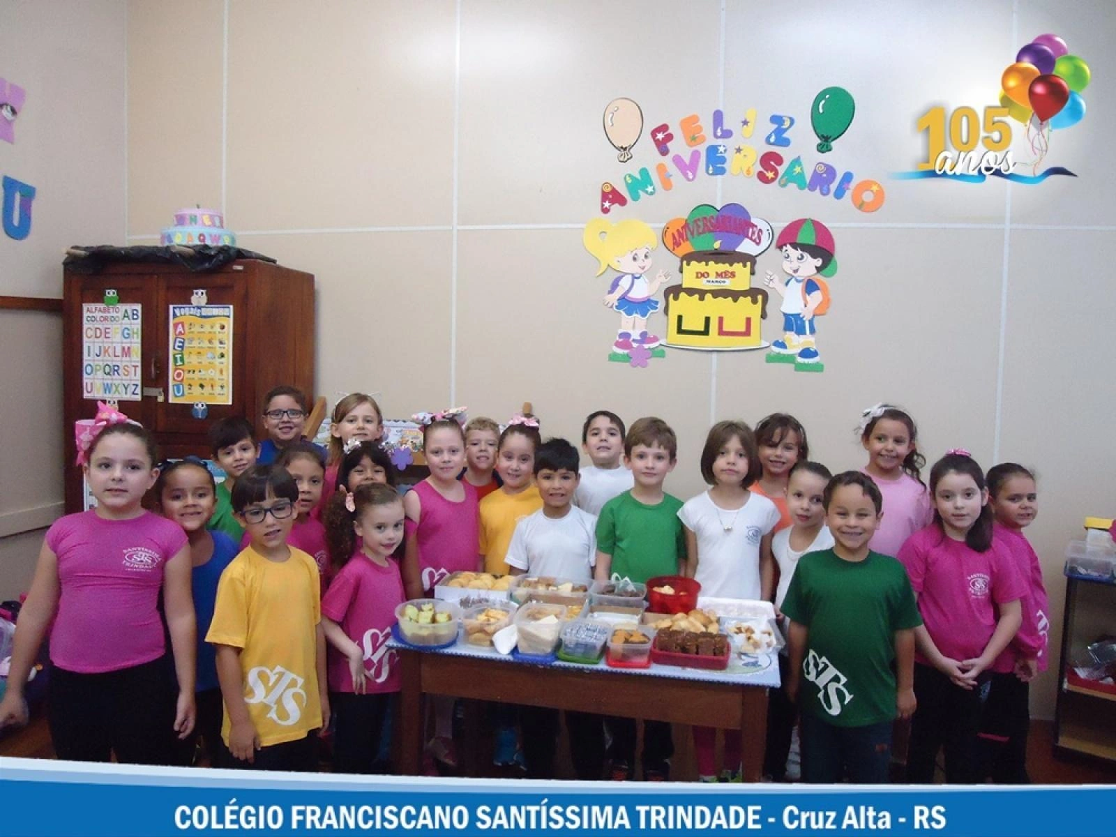 1º ao 5º ano - Lanche Coletivo 105 anos STS