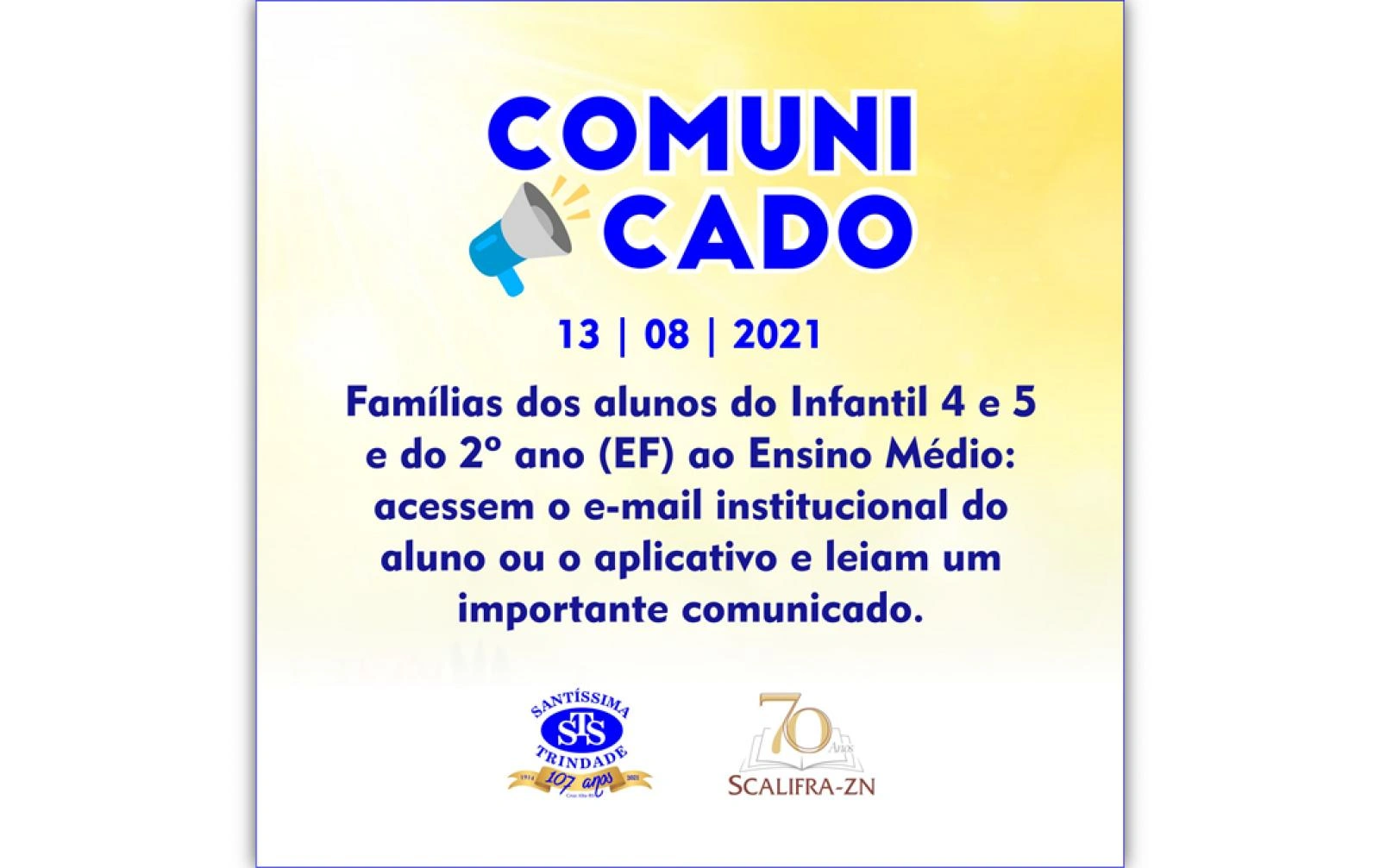 Atenção, Famílias!