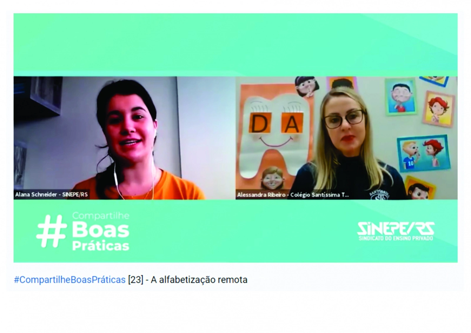 O Colégio está no #Compartilhe Boas Práticas do Sinepe/RS