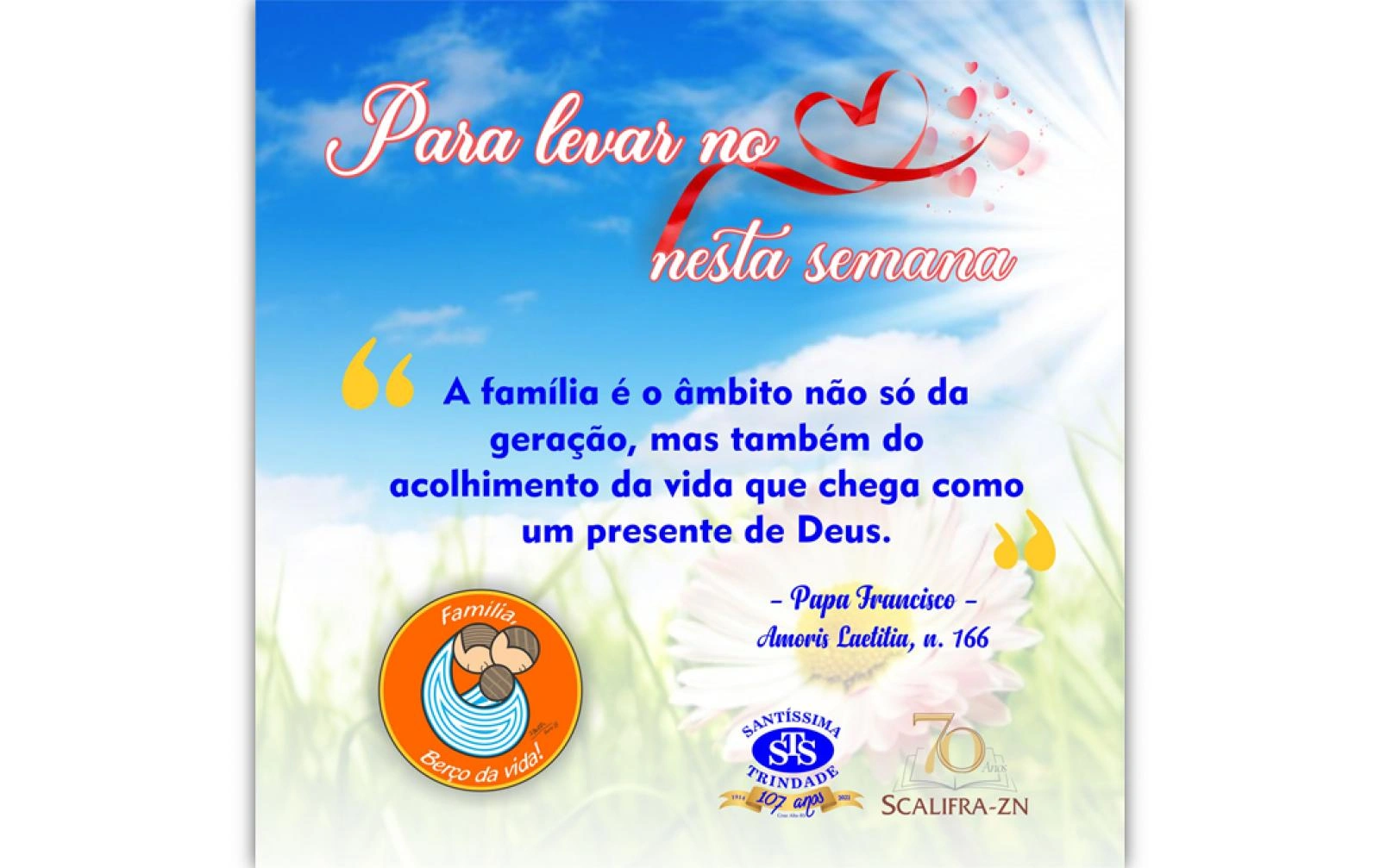 Para levar no coração nesta semana