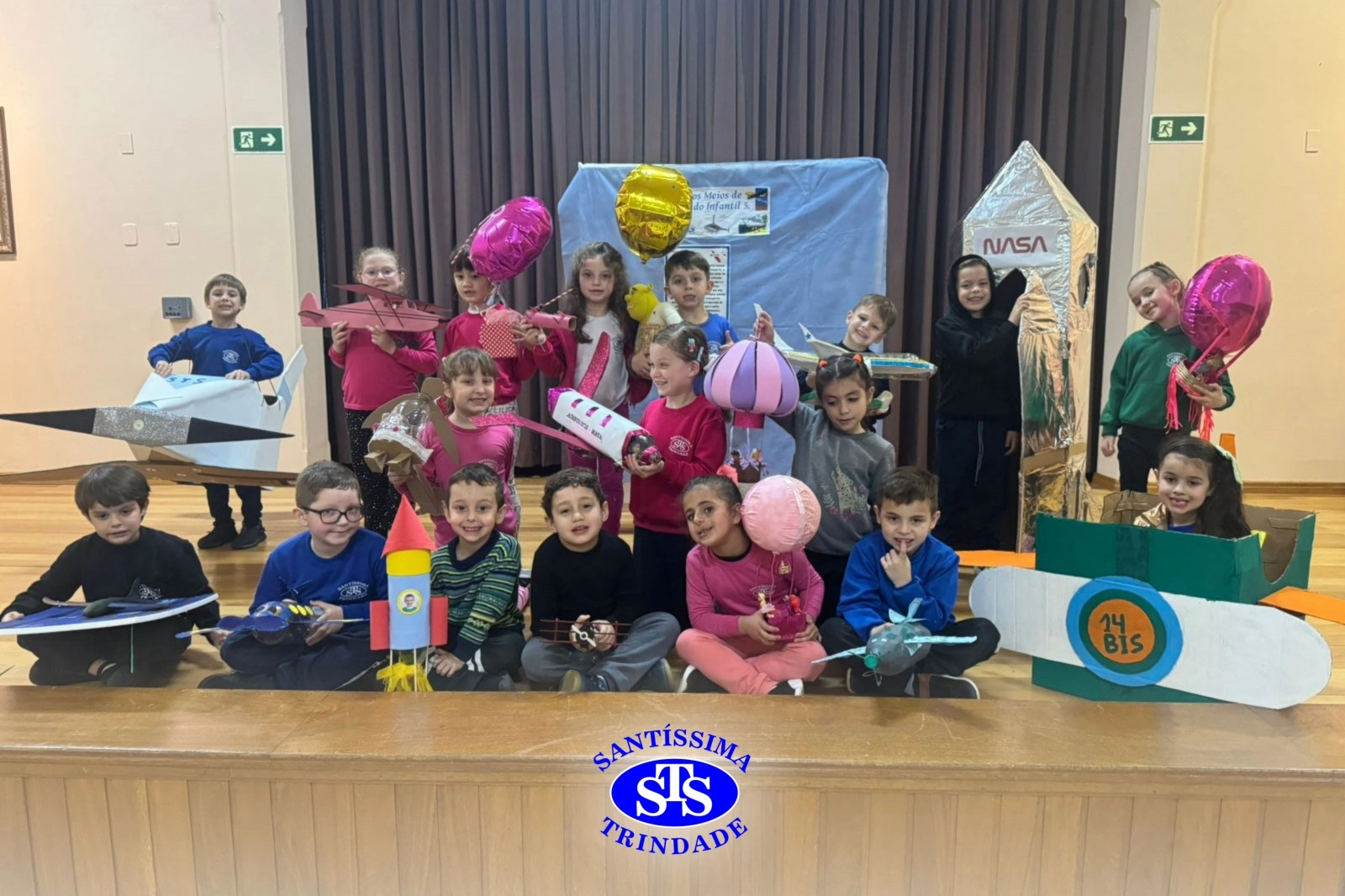 Festival dos meios de transporte do Infantil 5