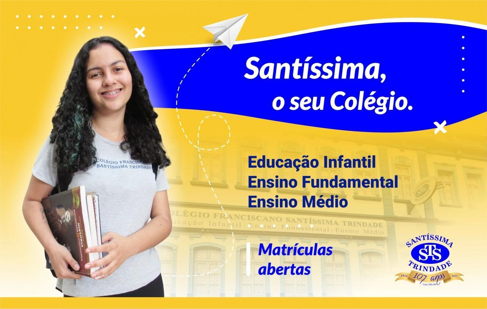 Matrículas abertas para novos alunos