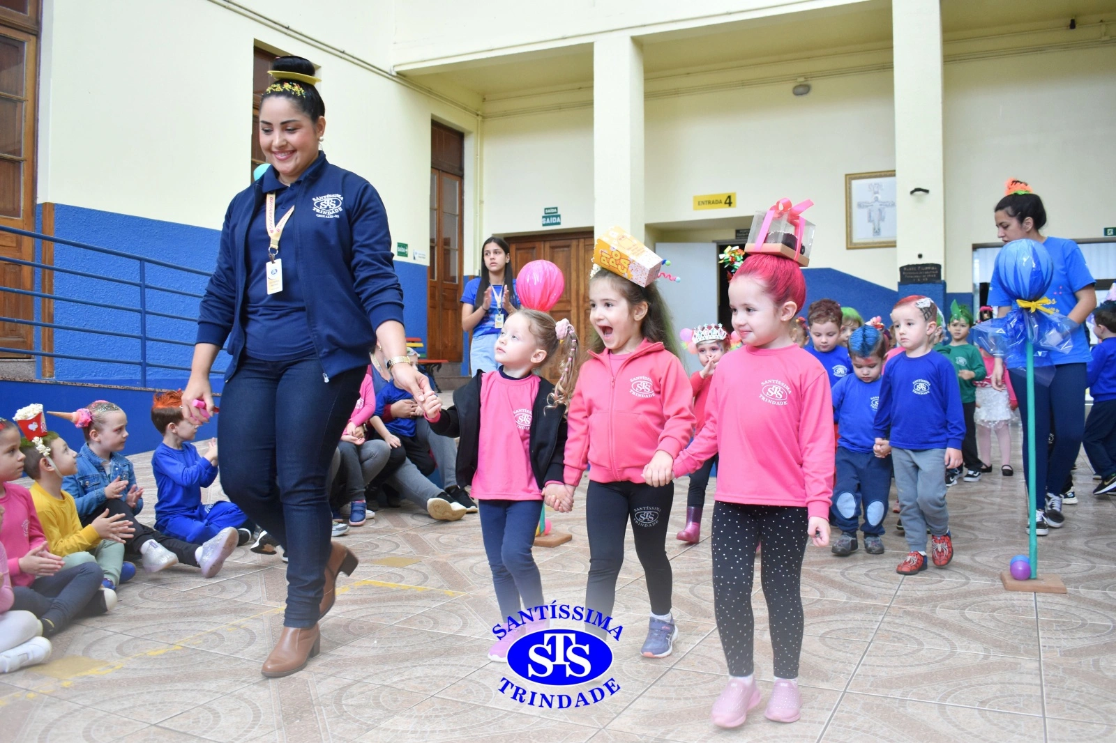 Desfile do Cabelo Maluco na Educação Infantil