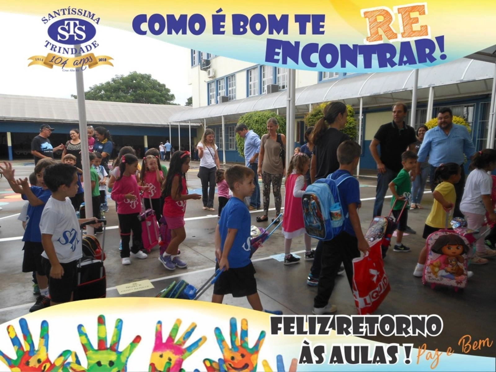 Início das aulas Educação Infantil 