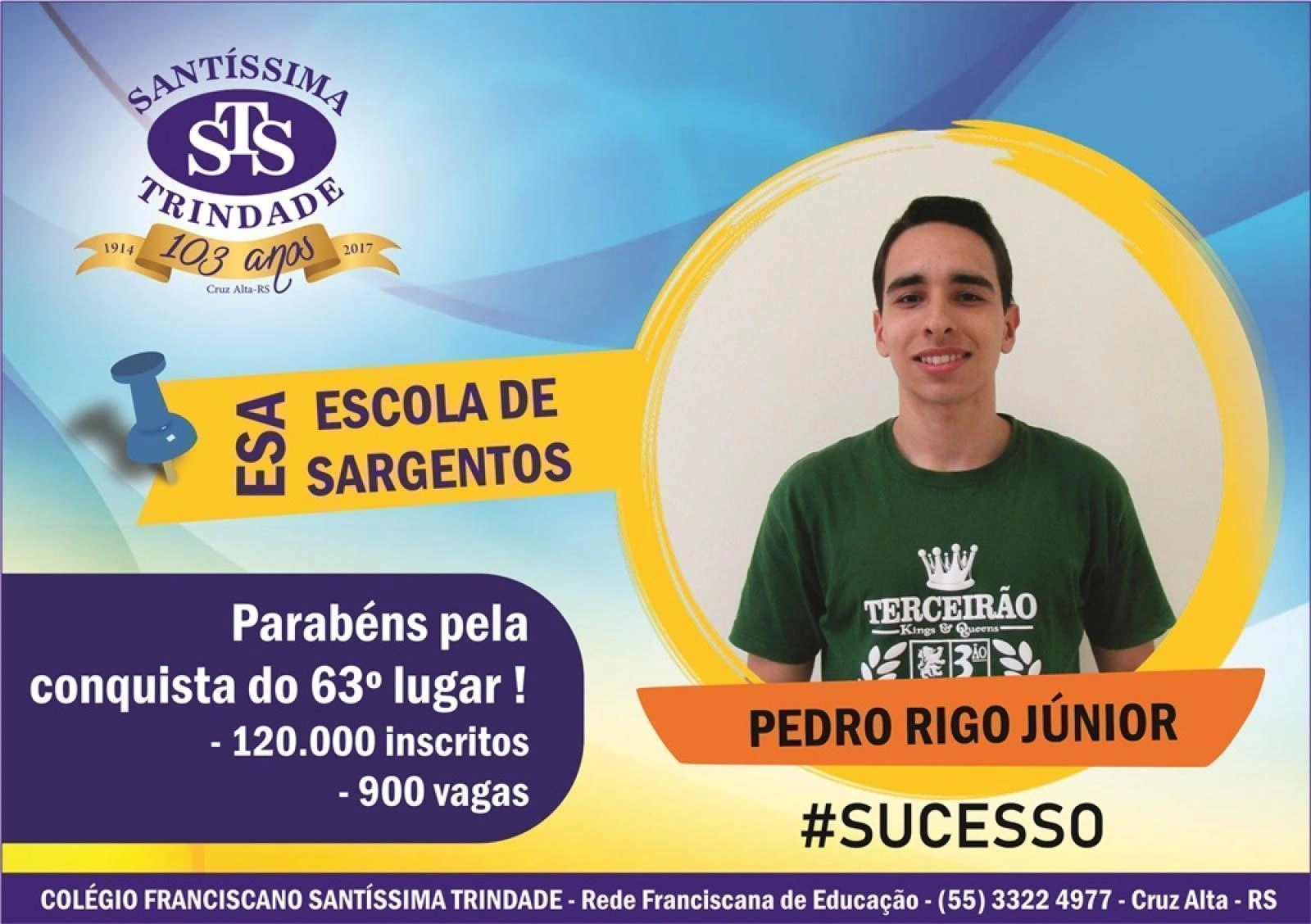 Parabéns, Pedro !