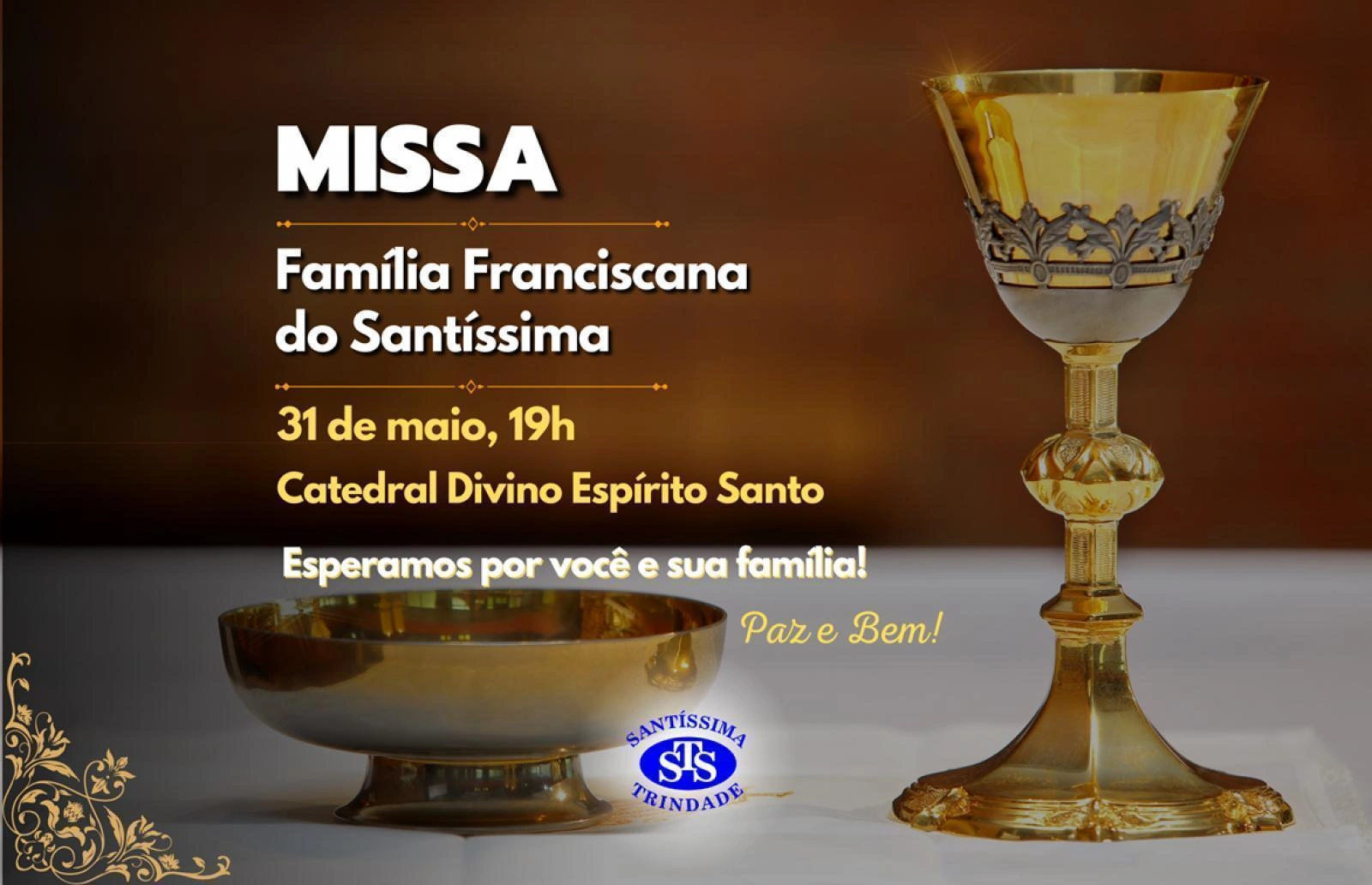 Missa com a Família Franciscana do Santíssima
