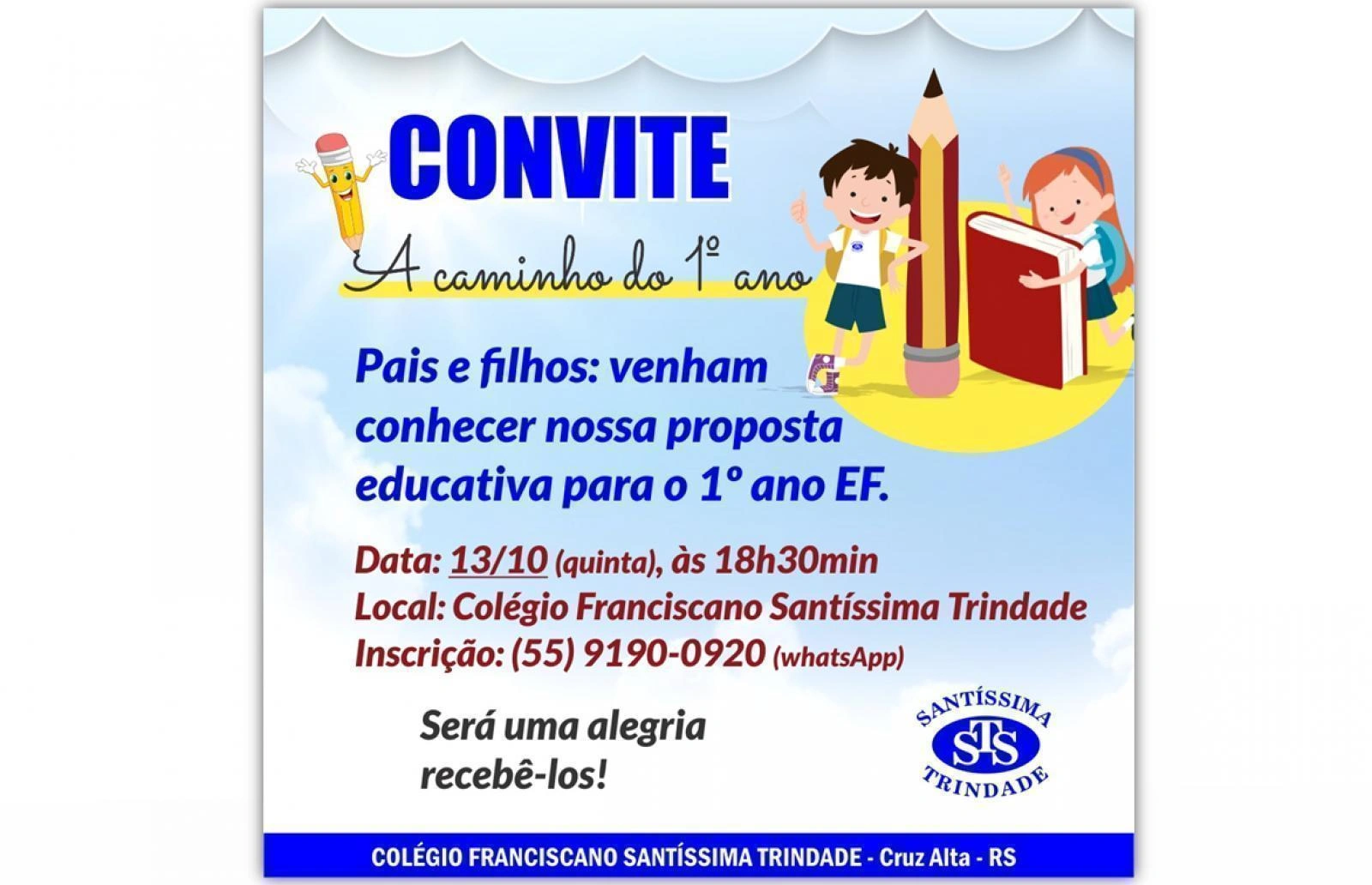 Seu filho está a caminho do 1º ano? Então, esse evento é para vocês!