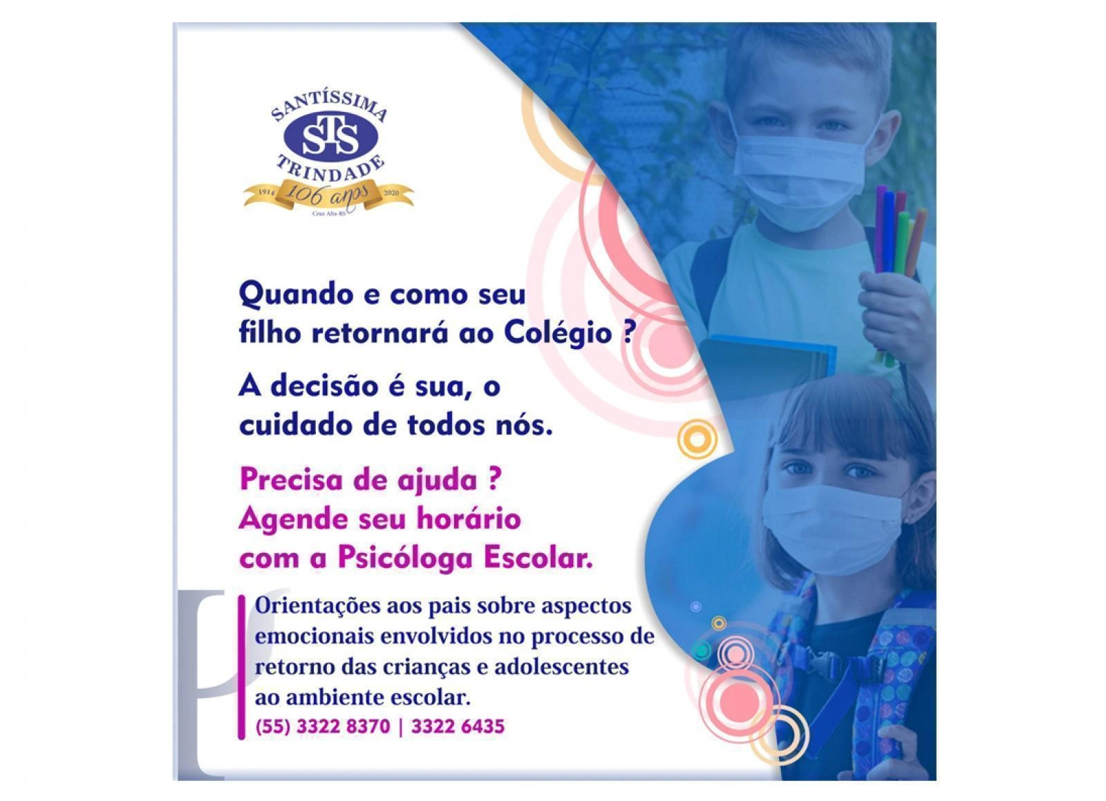 Retorno às aulas presenciais: orientação sobre aspectos emocionais