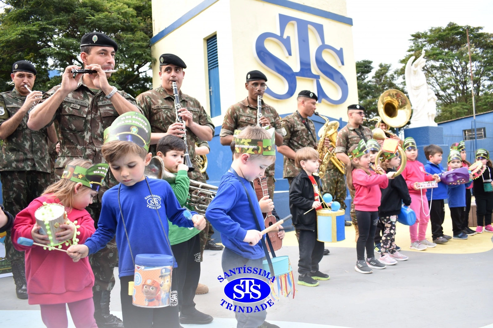 Educação Infantil recebe a Banda de Música da AD3