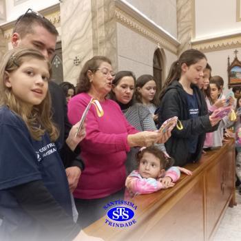 Missa com a Família Franciscana do Santíssima 